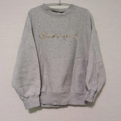 Champion リバースウィーブ スウェット グレー M