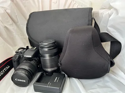 美品Canon EOS Kiss X4 ダブルレンズセット 望遠レンズ バッグ付