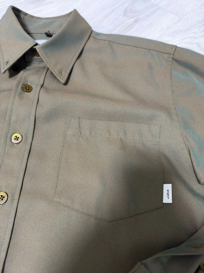 WTAPS 長袖シャツ カーキ サイズ01