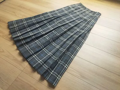 希少Burberrys BLUE LABELバーバリーノバチェックロングスカート