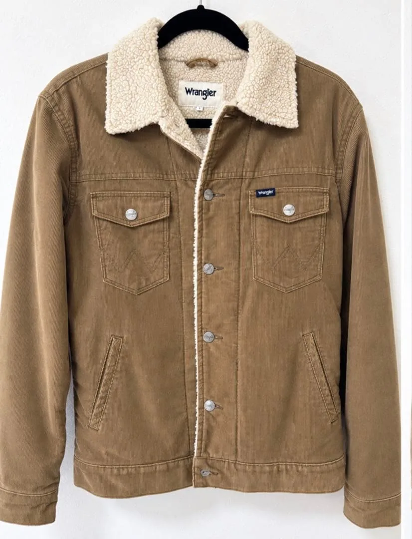 Wrangler ラングラー コーデュロイ ボアジャケット ブラウン メンズ