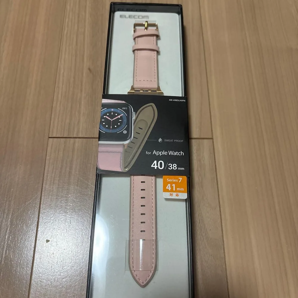 Apple Watch用ハイブリッドレザーバンド(40/38mm) ピンク