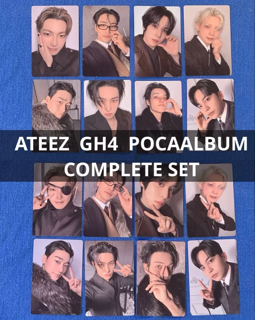 アチズ トレカ ATEEZ POCAALBUM ポカアルバム コンプリート
