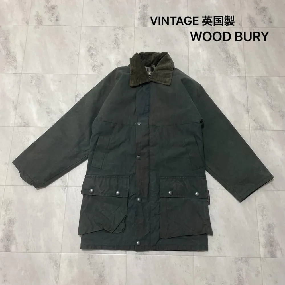 VINTAGE 英国製 WOOD BURY オイルドジャケット ヴィンテージ