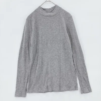 UNIQLO ユニクロ グレー ハイネック セーター M