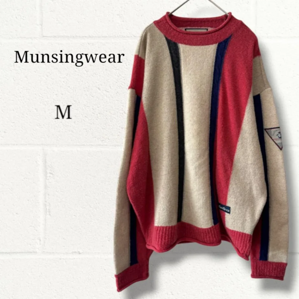 UNITED GOLFSTYLE マンシングウェア デザインニット セーター M