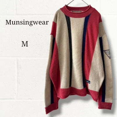 UNITED GOLFSTYLE マンシングウェア デザインニット セーター M