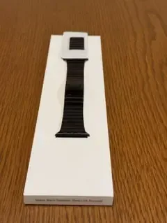 ブラック アップルウォッチ ステンレススチール リンクブレスレット42mm