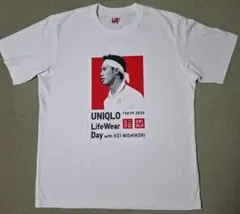 非売品 UNIQLO UT 錦織圭 LifeWear Day Tシャツ ホワイト