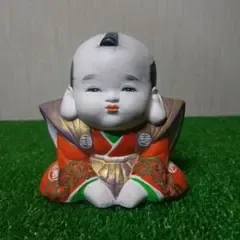 福助博多人形 陶器製 置物 縁起物