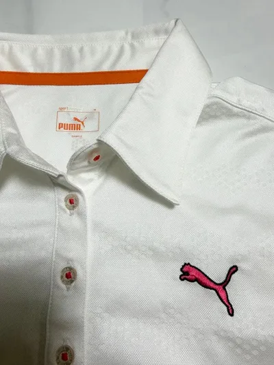 【美品】PUMA レディース ポロシャツ 半袖 スポーツウェア ホワイト M