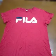 FILA 半袖Tシャツ レッド Lサイズ