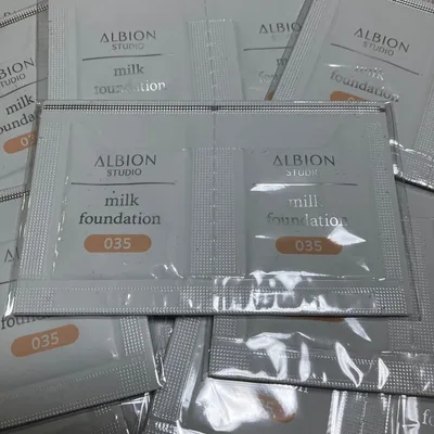 ALBION STUDIO ミルクファンデーション 035 サンプル20包