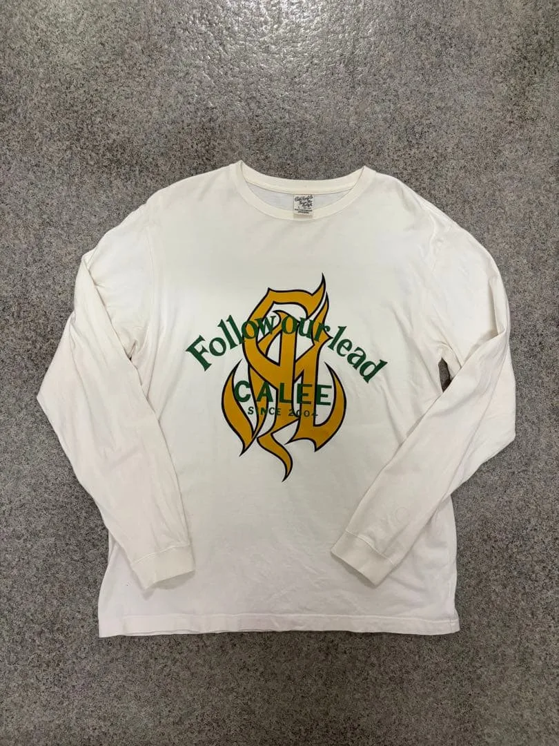 CALEE キャリー CAL LOGO FOLLS TEE 長袖