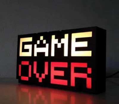 GAMEOVER LEDライト