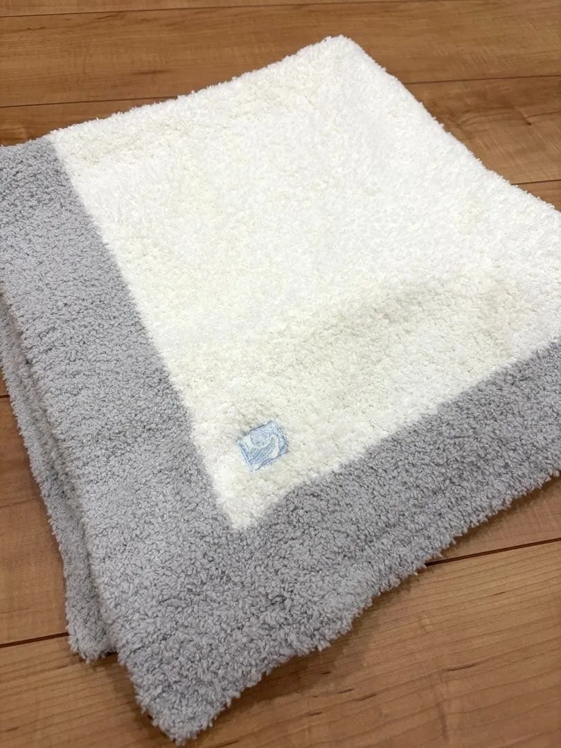 kashwere ベビーブランケット creme/mist 新品タグ付き