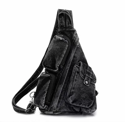 y2k faded leather shoulder bag back