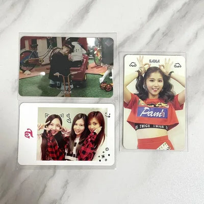 TWICE サナ THE STORY BEGINS トレカ 3枚セット 幼少期