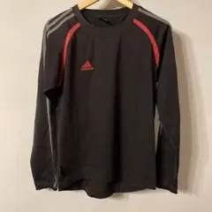 激レア 05年製 アディダス プレデター 長袖トレーニングシャツ 黒赤 Y2K