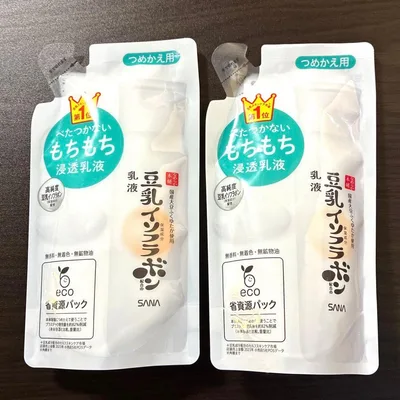 新品 豆乳イソフラボン もちもち浸透乳液 つめかえ用 2個セット