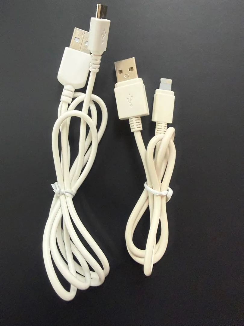 USBケーブル 2本セット Lightning Micro USB