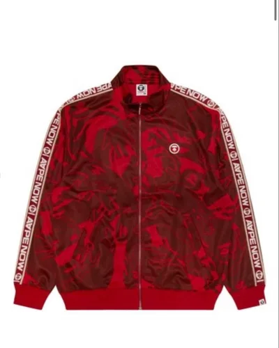 A BATHING APE トラックジャケット レッド