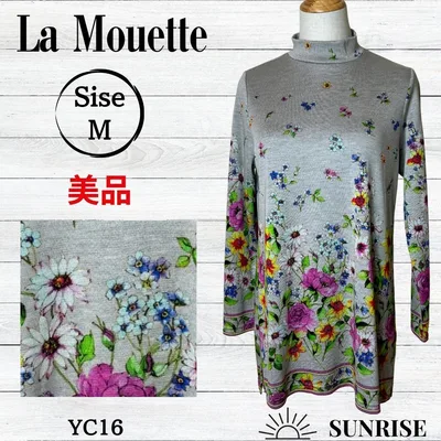 【美品】 La Mouette レディース トップス カットソー 花柄 M〜L