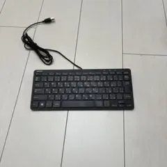 BUFFALO 有線キーボード コンパクト ブラック