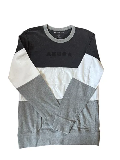 AMERICAN EAGLE カラーブロック ロングスリーブTシャツ S