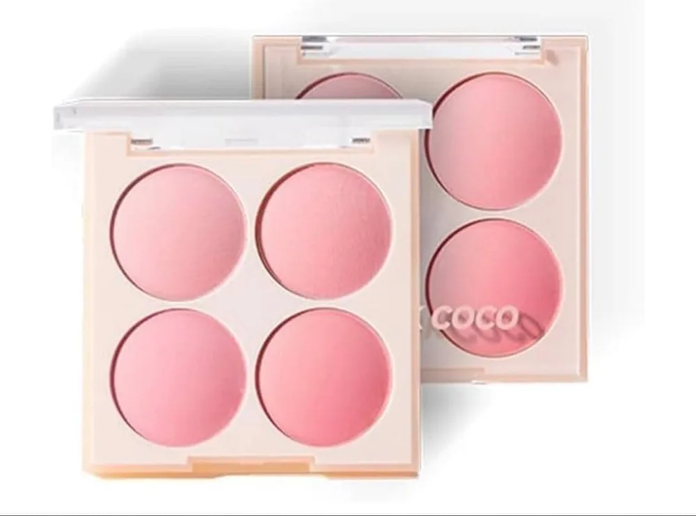 【新品】PINK COCO 4色チークパレット