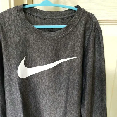 ナイキ グレー 長袖Tシャツ S 140