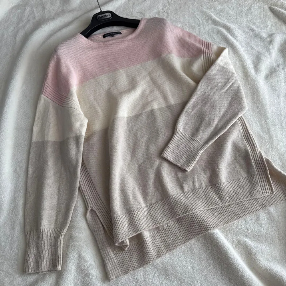 23区 【洗える】ウールカシミヤ カラーブロック ニット 38 美品