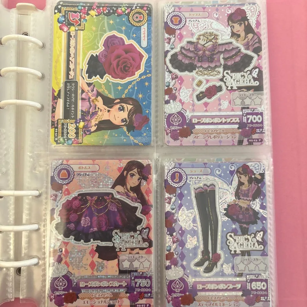 アイカツ ローズボンボンコーデ 4枚セット