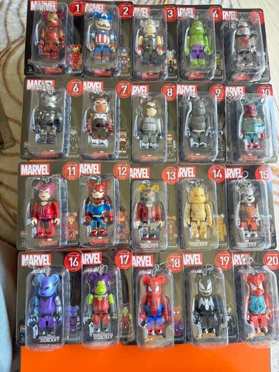 Happyくじ MARVEL BE@RBRICK 20種セット