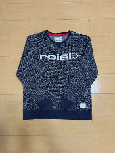 ROIAL スウェット ニット ネイビー系