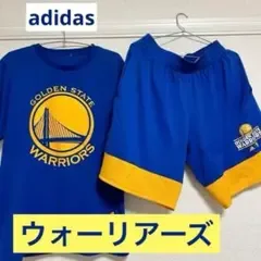 バスケ ウォーリアーズ 半袖 ハーフパンツ NBA公式 アディダス 上下セット