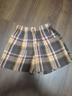 BREEZE チェック柄 ハーフパンツ 120