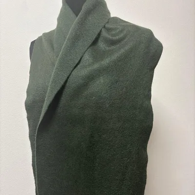 PURE CASHMERE マフラー ダークグリーン