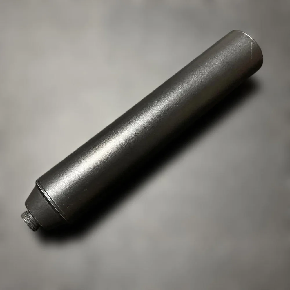 M260615★ตัวเก็บเสียงทรงกระบอก สีดำ