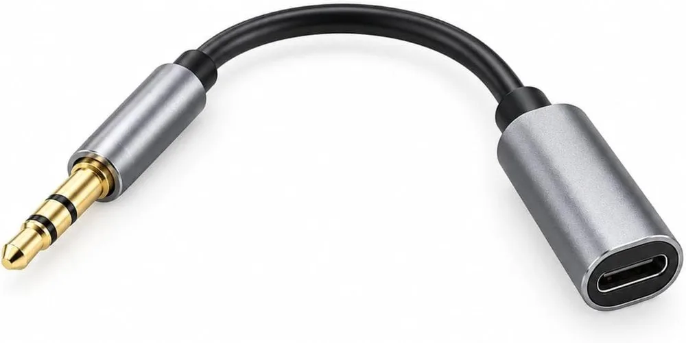 USB-C 3.5mm イヤホン 変換アダプタ アナログ専用 プラグアンドプレイ