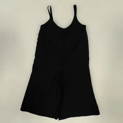 90cm サロペット パンツ ブラック オールインワン