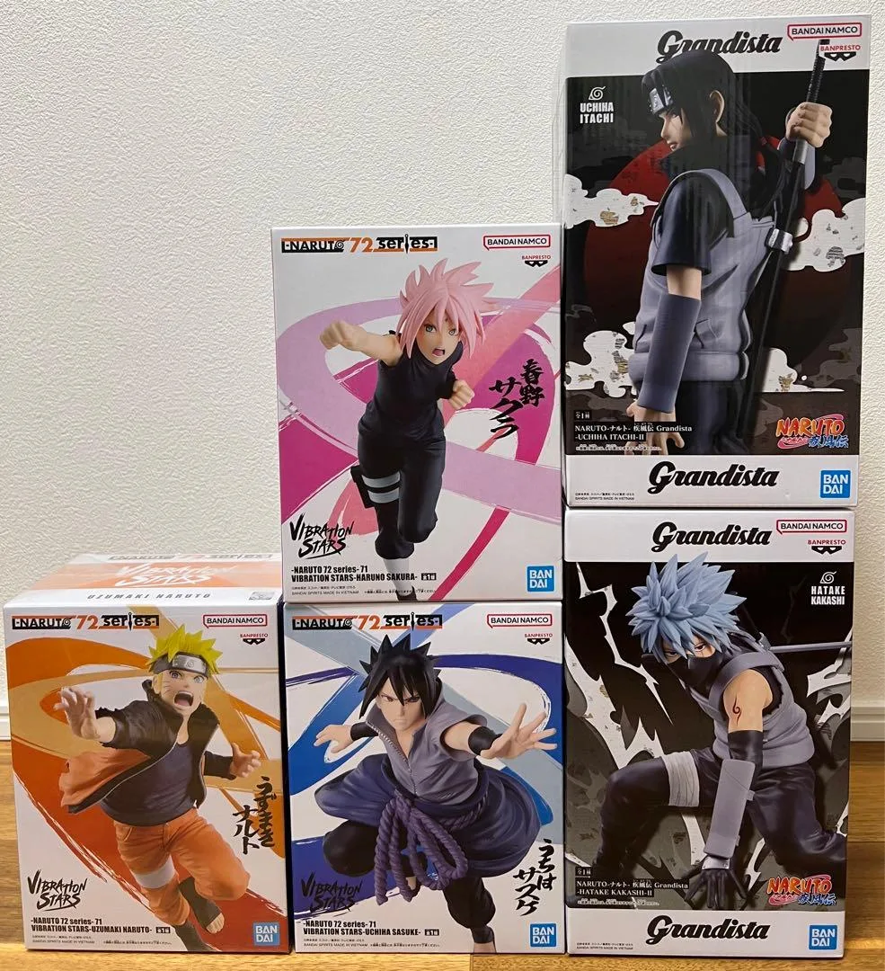 NARUTO フィギュア 5点セット ナルト サスケ サクラ イタチ カカシ