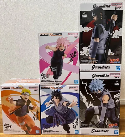 NARUTO フィギュア 5点セット ナルト サスケ サクラ イタチ カカシ