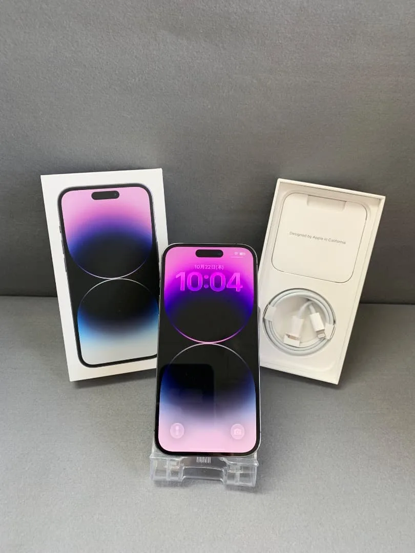 美品 国内版 SIMフリー iPhone 14 Pro 256GB