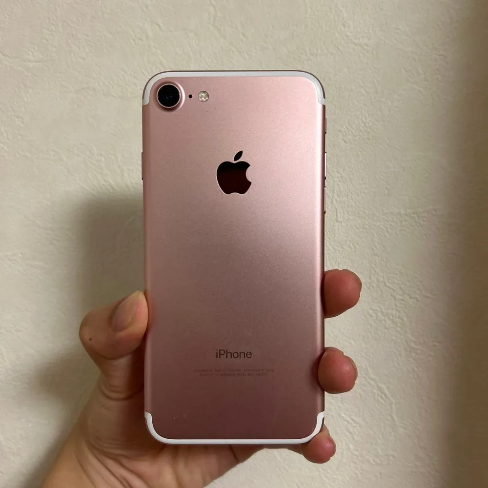 【美品】Apple iPhone 7 ローズゴールド 128GB