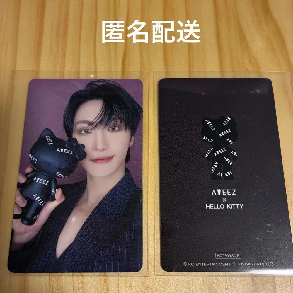 ATEEZ HELLO KITTY รูปการ์ดสะสมซองฮวาที่แนบมา