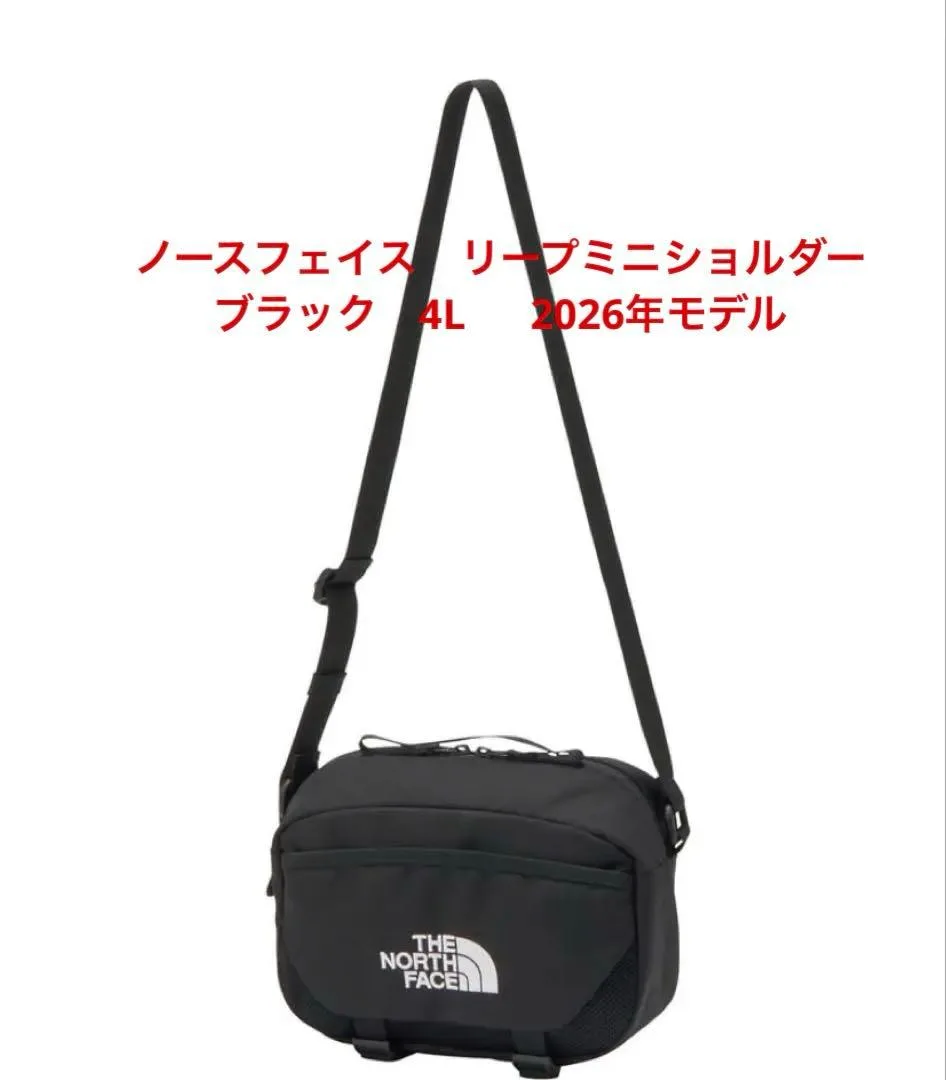 ノースフェイス ショルダーバッグ リープミニショルダー ブラック 4L 2026
