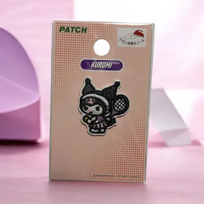 クロミ キャラクターワッペン シール テニス部 Sanrio