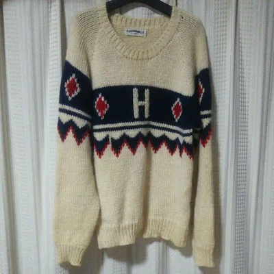 KATHMANDU 柄ニット Sサイズ セーター ハリラン HRM アメカジ 服