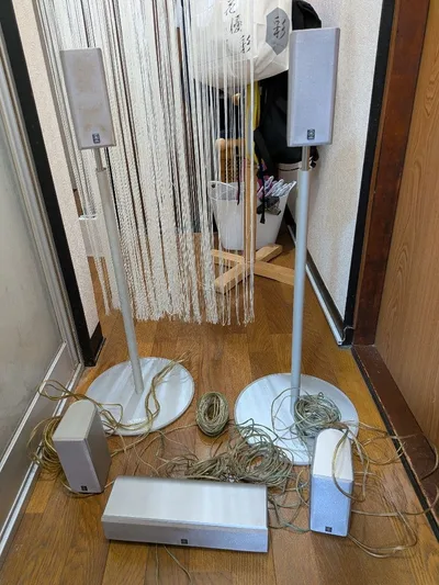 再値下 YAMAHA サラウンドスピーカーセット スタンド付き 動作確認済